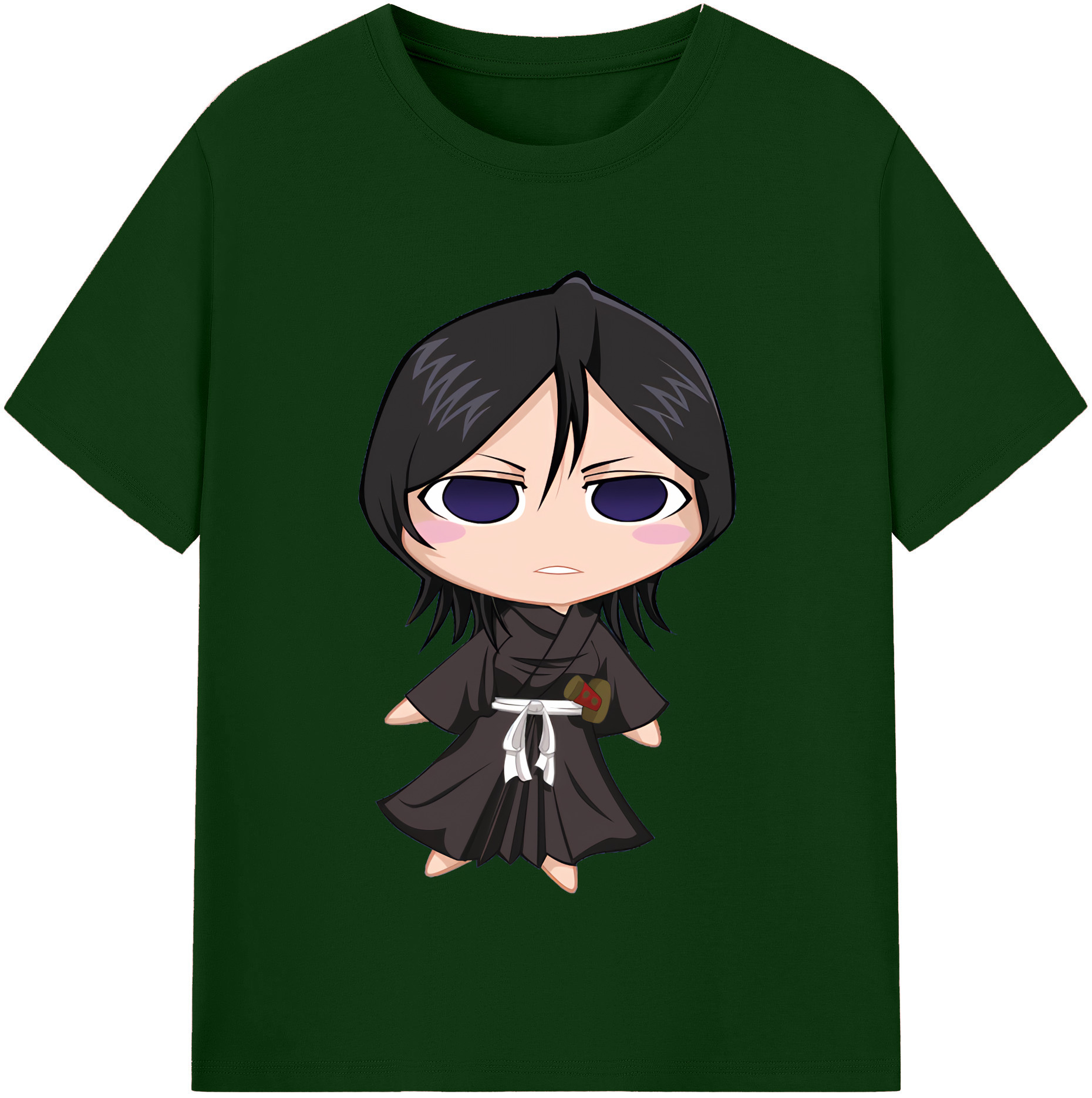 （画像用） ブリーチ 朽木ルキア BLEACH Kuchiki Rukia 綿100％半袖Tシャツ（フロントプリント）